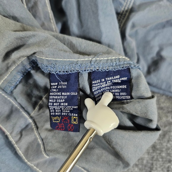 Vintage 90s Tommy Hilfiger Surfwear Pullover Zip Hooded Anorak Gray Men's XL‎ - Picture 5 of 8